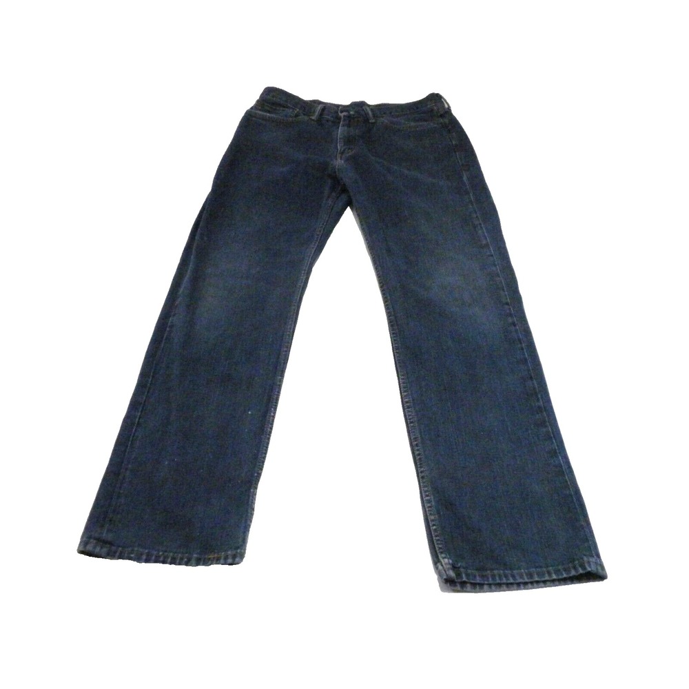 Levi's 514 Jeans Mens 34x34 Blue Denim Slim Straight Fit Low Rise Stretch Modern